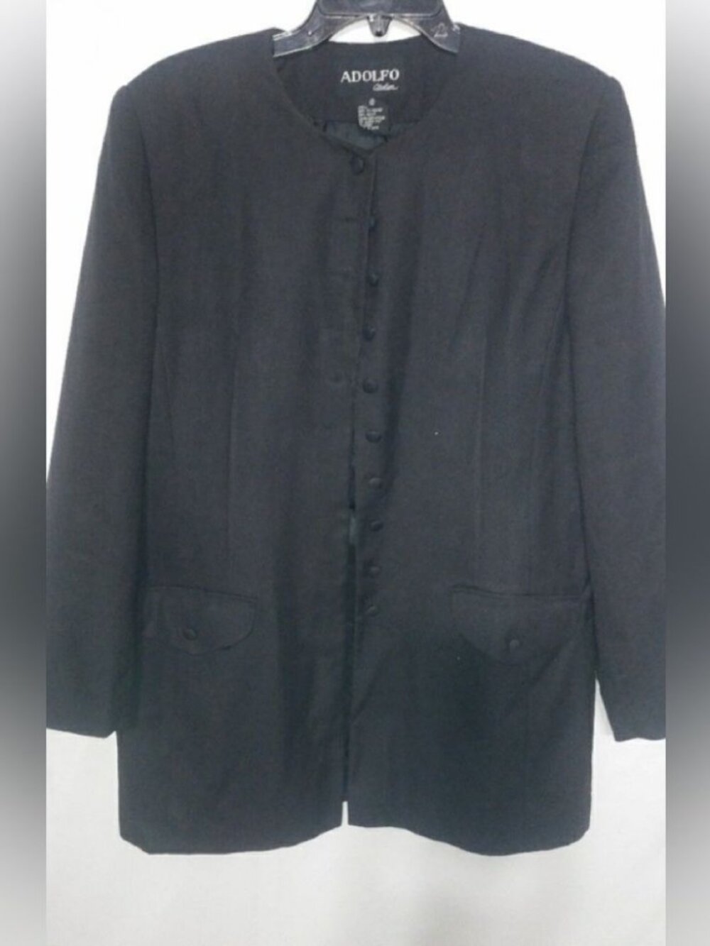Adolfo Atelier 14 Ladies Long Dress Jacket Blazer Plus Funeral